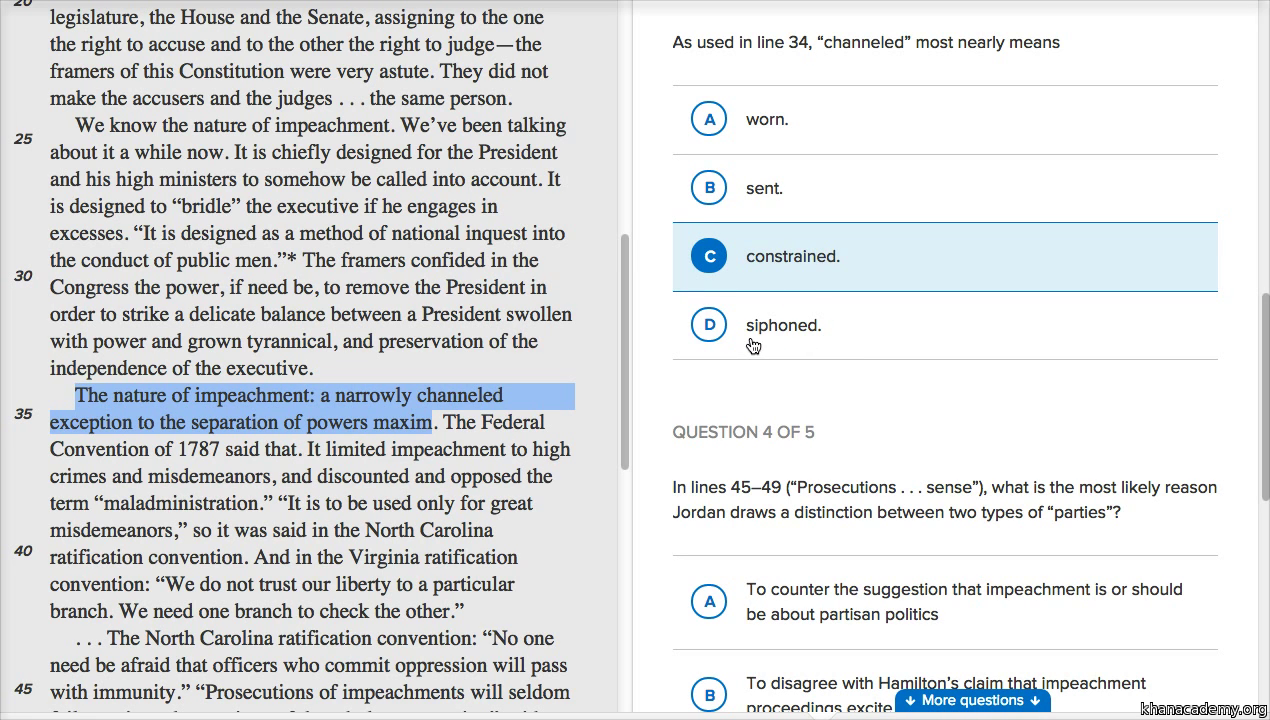 sat reading practice khan academy