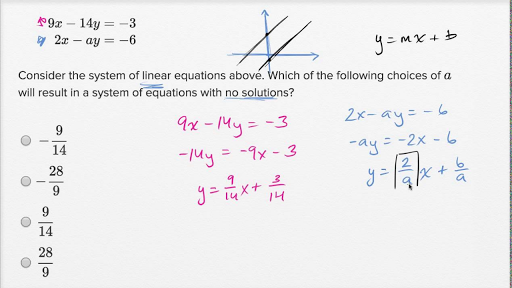 Solving systems of linear equations — Harder example