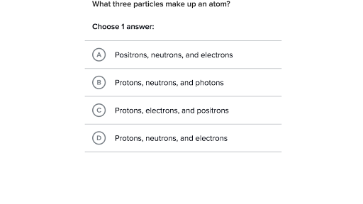 Atomic Structure Practice Khan Academy