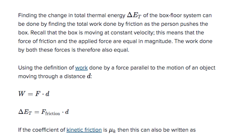 Work done formula