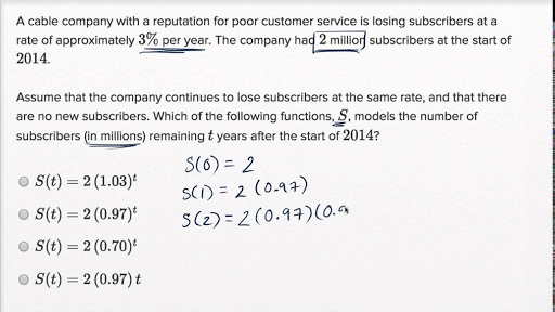 Quadratic And Exponential Word Problems — Basic Example (Video) | Khan Academy