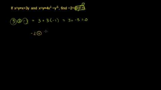 New Operator Definitions 2 Video Khan Academy