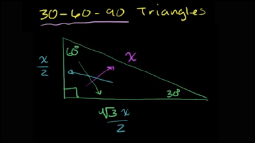 Special right triangles (practice)