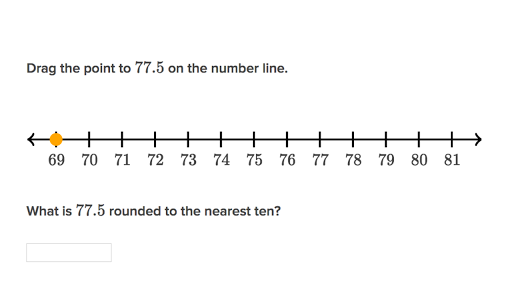 rounding decimals number line