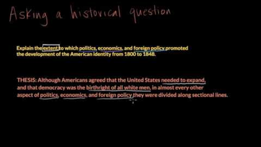 Developing An American Identity 1800 1848 Video Khan Academy