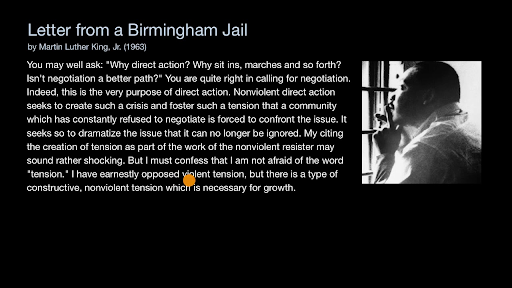 letter from birmingham jail essay topics