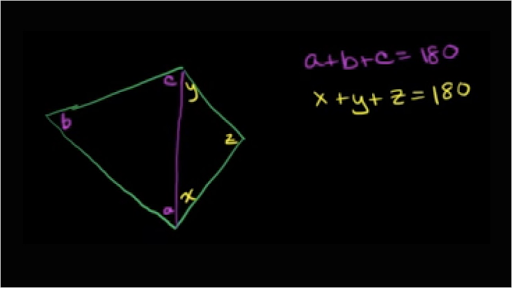 Question Video: Finding the Measure of an Interior Angle of a Triangle