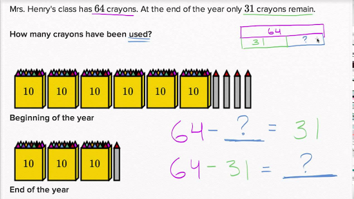 Subtraction word problems within 100 (practice) | Khan Academy