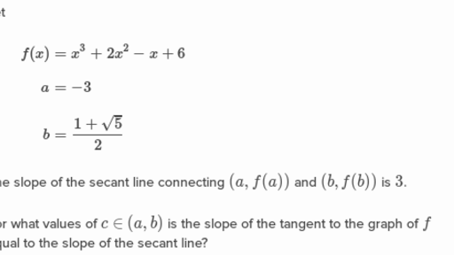 intermediate value theorem formula