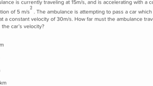 acceleration equation example