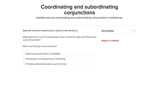 Parts Of Speech The Preposition And The Conjunction Khan Academy