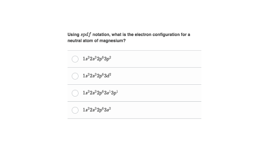 academy configuration practice khan electron (practice) configurations Academy  Electron Khan