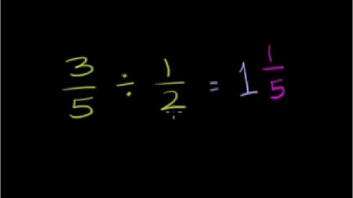 Dividing Fractions 35 12