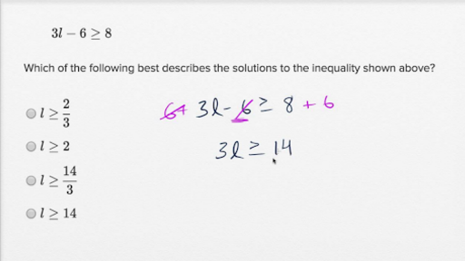 solving linear inequalities algebra 2