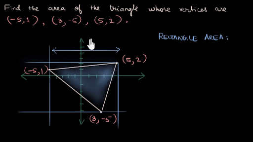 Area of triangle with deals 3 points