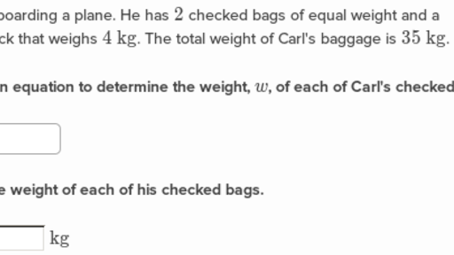 2 step equations word problems