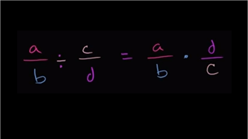 Divisão de frações #matematica 