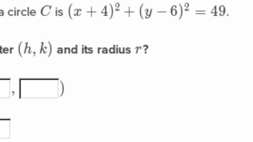 Features Of A Circle From Its Standard Equation Analytic Geometry Practice Khan Academy