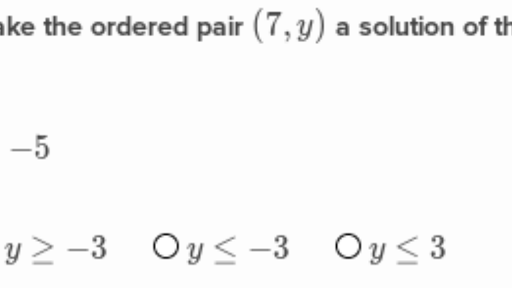 Constraint solutions of two-variable inequalities (practice) | Khan Academy