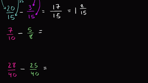 Subtract Fractions with Different Demoninators trick - mentally minus  fractions instantly! 