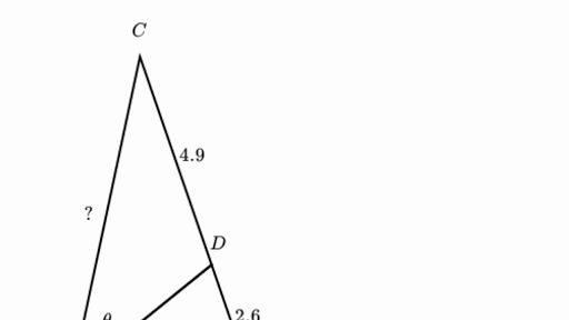 Solve Triangles Angle Bisector Theorem Practice Khan Academy