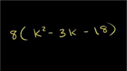 Factoring Quadratics With Common Factor Old Video Khan Academy