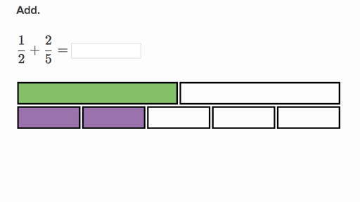 Visually Add And Subtract Fractions Practice Khan Academy