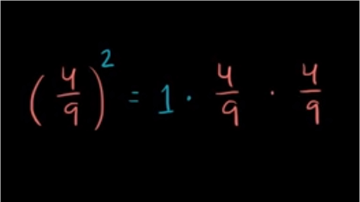 Potência com Fração #potencia #fracao #matematica #professoradematemat