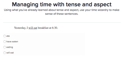 Parts Of Speech The Verb Grammar Arts And Humanities Khan Academy