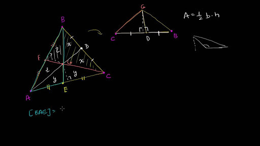 Dividing Triangles With Medians Video Khan Academy