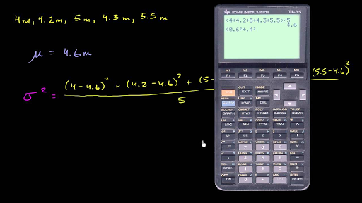 Population Standard Deviation Video Khan Academy