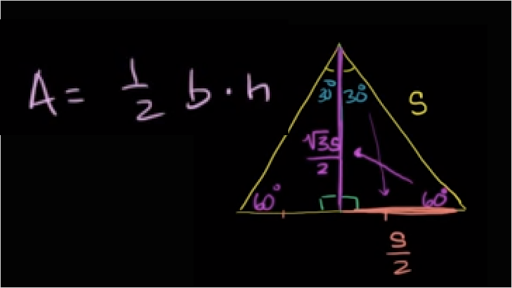 isosceles triangle area formula