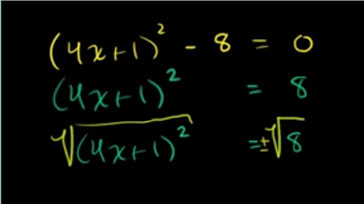 QE 1 and 2 Traditional Math: Quadratic Equations and Square Root Method