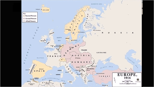 world war 1 map before and after