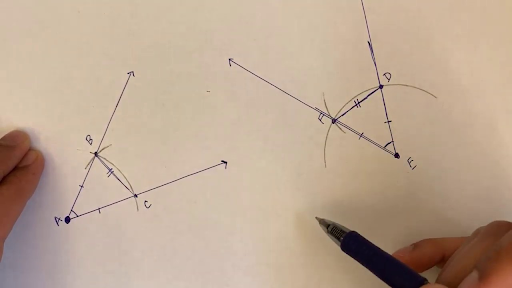 Geometric constructions: angle bisector (video)