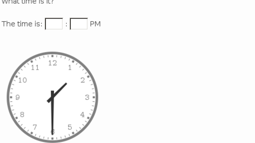 math 10 javascript log Tell clock  with time Khan a  labeled Academy (practice)