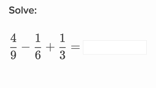 Add And Subtract Fractions (Practice) | Khan Academy