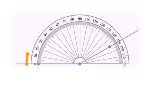 Construir ángulos (video), Medir ángulos