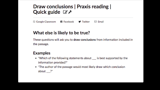 Draw Conclusions Quick Guide Article Khan Academy