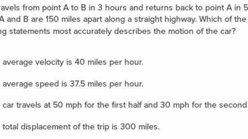 Speed and velocity questions (practice) | Khan Academy