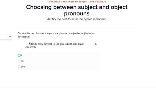 Subject & Object Pronouns