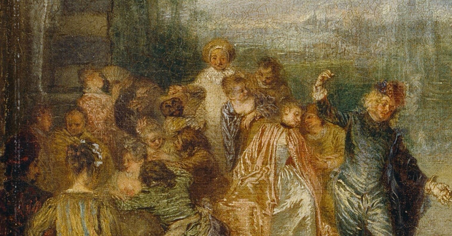 Wateau Back Rococo Antoine Watteau Rococo Art