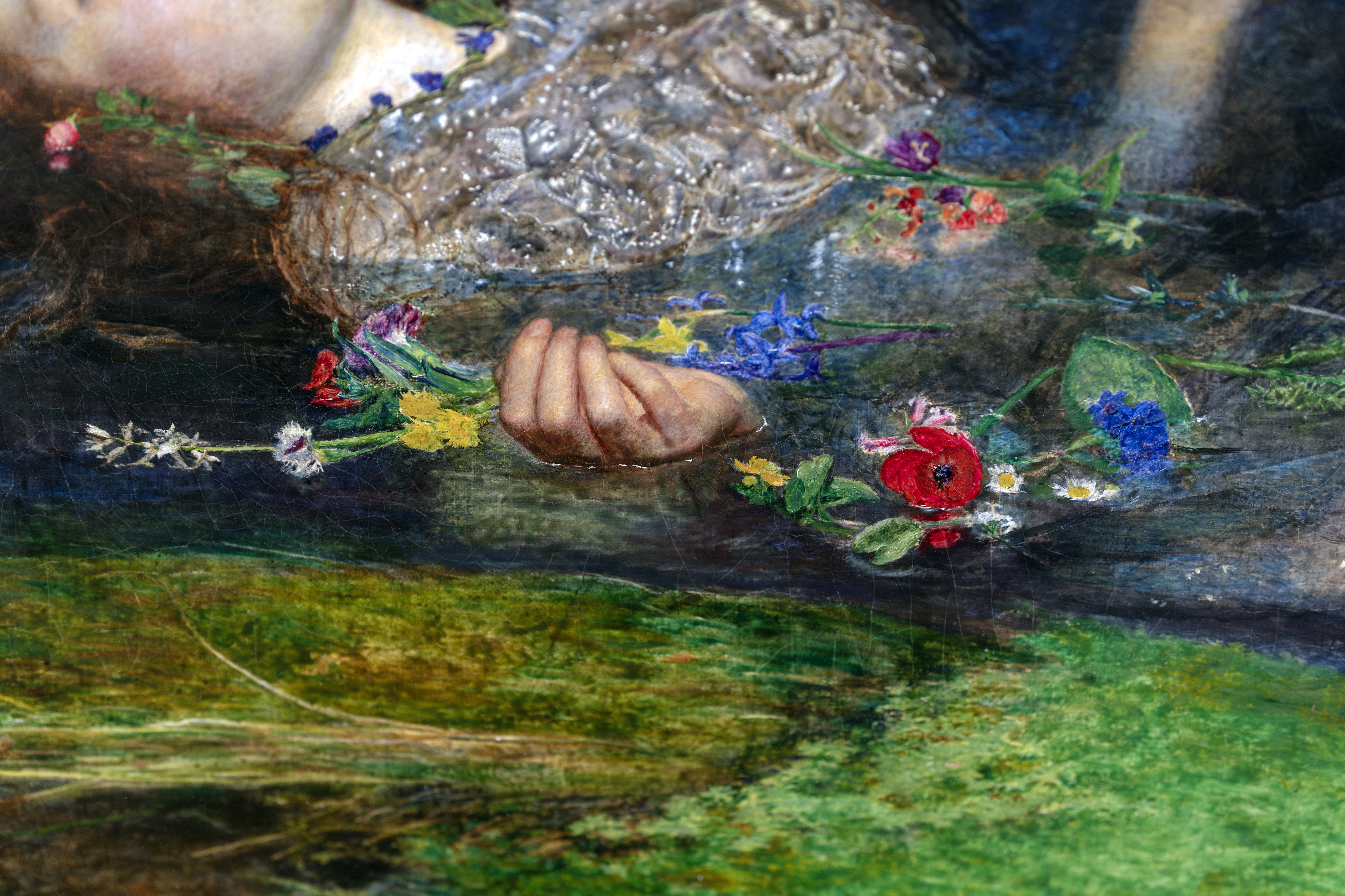 Sir John Everett Millais, Ophelia (article) | Khan Academy, image size:5120x3413