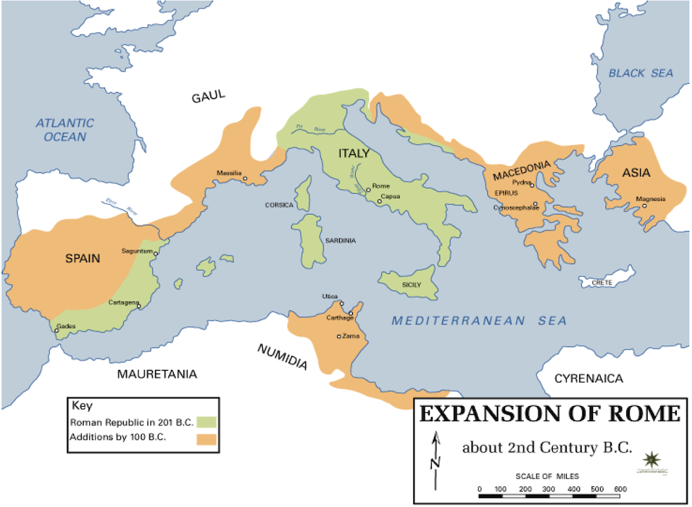 roman citizenship map