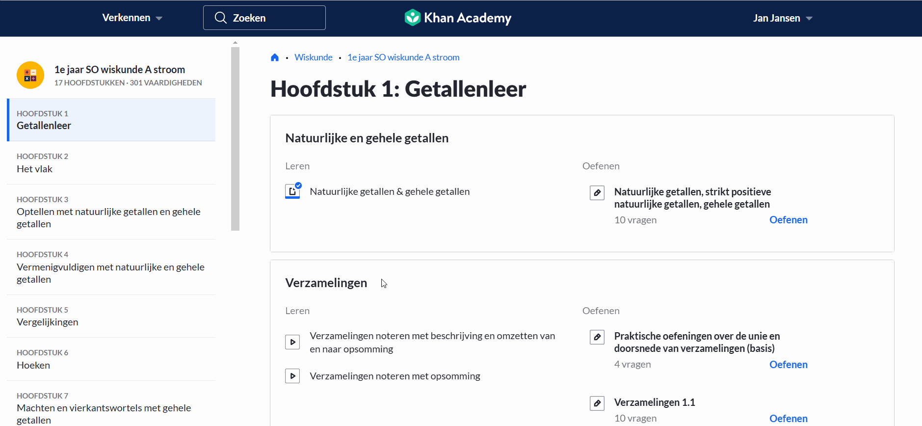 GIF van schermafbeelding hoe je een vraag stelt onder een video