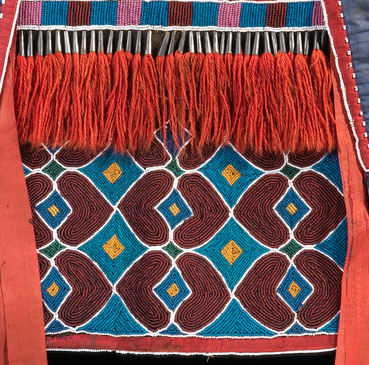 Ojibwe Loom Beaded Bandolier Bag Strap