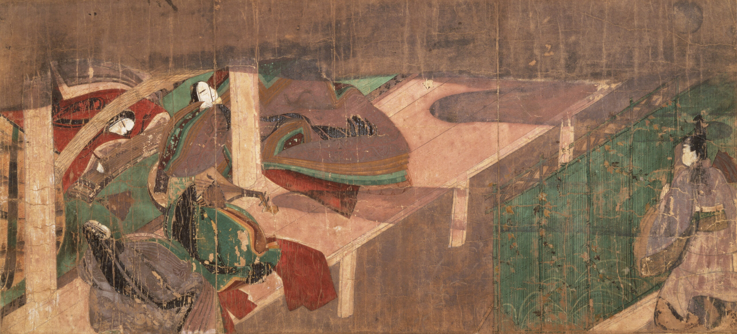 【未使用】The Tale of Genji Scroll「源氏物語絵巻」英文版 Amazon.com: JAPAN＼MUSEUM Handcrafted Illustrated