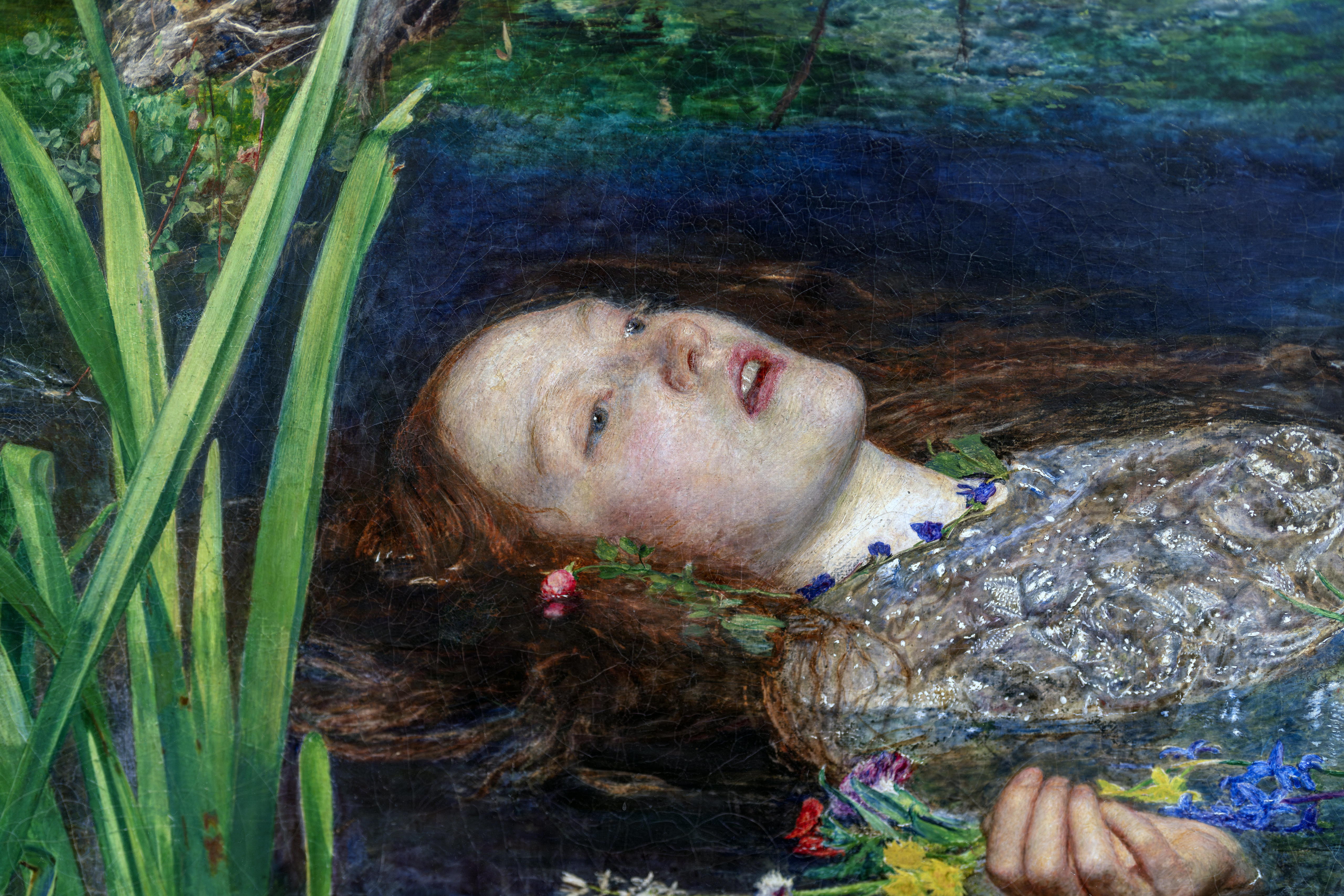 Sir John Everett Millais, Ophelia (article) | Khan Academy, image size:5120x3413