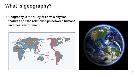 Direct Statement Geography Khan Academy