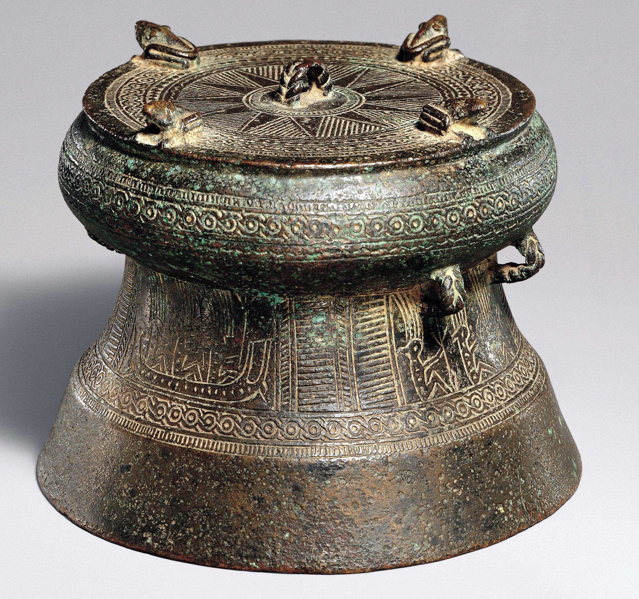 Vietnamese Traditional Bronze Drum Pattern